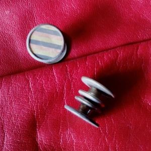 1920s Art Deco Snap Cufflinks Cuff Buttons